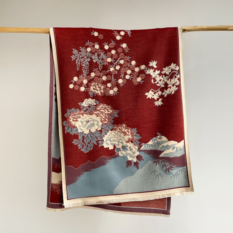 Winter Office Cashmere-like Warm Scarf