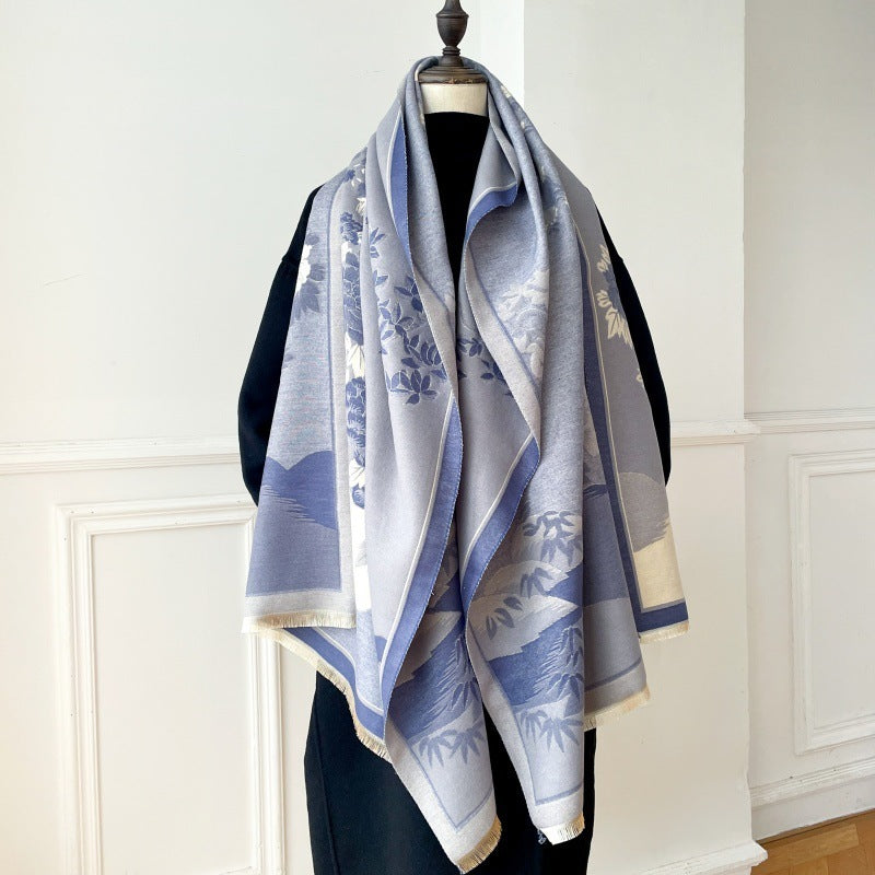 Winter Office Cashmere-like Warm Scarf