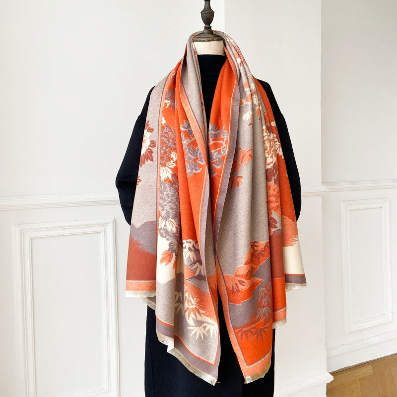 Winter Office Cashmere-like Warm Scarf