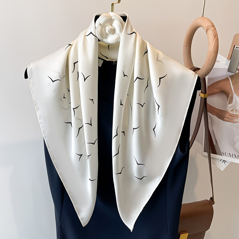 Crafted From Imitation Silk Fabric