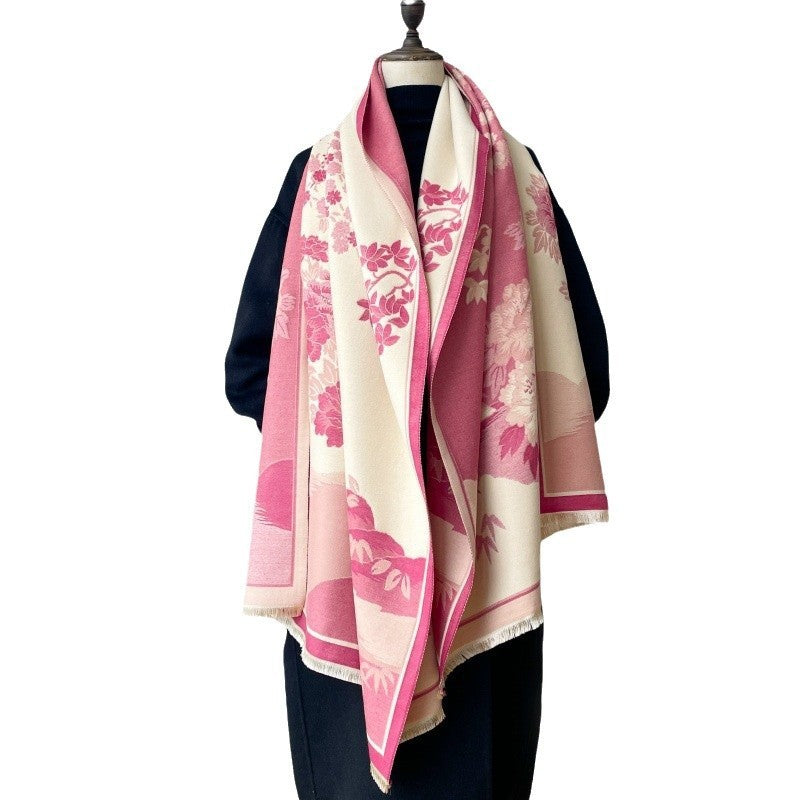 Winter Office Cashmere-like Warm Scarf