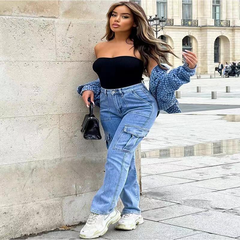 Foreign Trade Workwear Jeans For Women